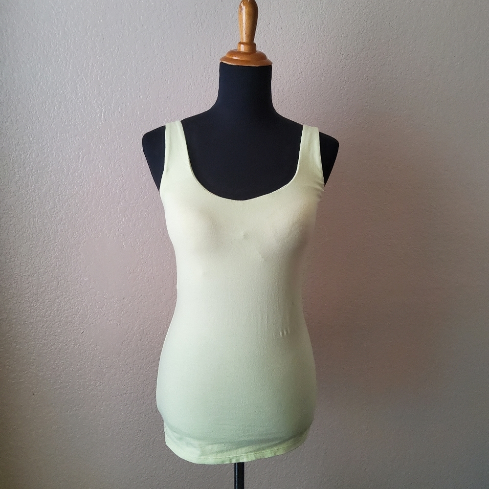 Soft Surroundings Underwire Cami Tank Top Size 36B Green - Picture 3 of 9